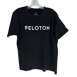 Peloton Century Club Black 100% Cotton Short Sleeve Tee Shirt Size Small